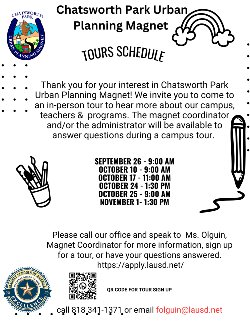 CPUPM Campus Tour Flyer Fall 2024